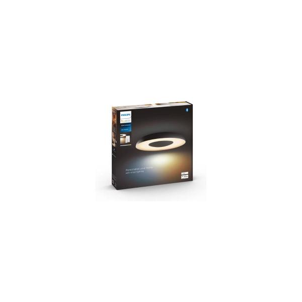 Philips Hue White Ambiance Still LED Deckenleuchte, Dimmschalter, 22,5W, 2500lm, 4000K, schwarz (929003055501)