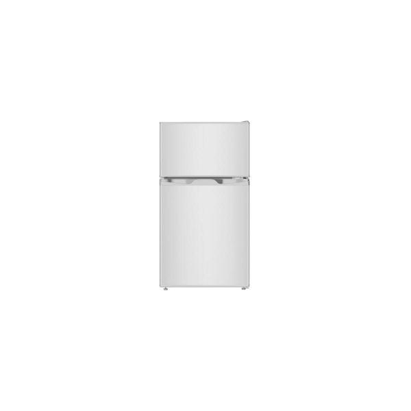 ARDEBO.de PKM GK88EIX Stand Kühl-Gefrierkombination, 45 cm breit, 84 L, regelbares Thermostat, LED Beleuchtung, Edelstahloptik