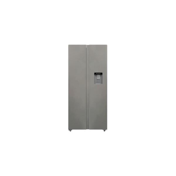 ARDEBO.de PKM SBS436NFWDIX Stand Side-by-Side Kombination, 78 cm breit, 450 L, NoFrost, Wasserspender, Wassertank, ECO-Modus, Edelstahloptik