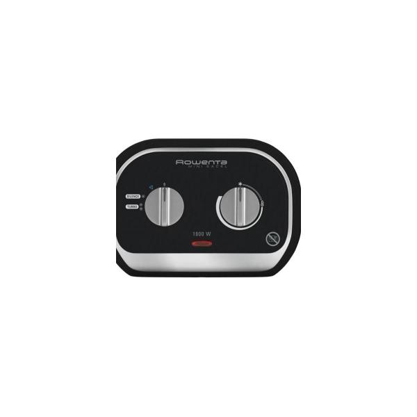 Rowenta SO9261 Mini Heizlüfter, 1800 W, 2 Leistungsstufen, Thermostat mit Frostschutzeinstellung, schwarz
