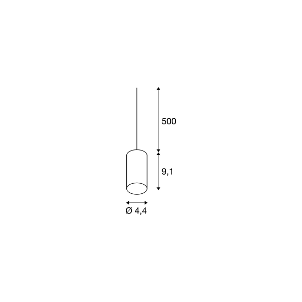 SLV FITU Indoor Pendelleuchte, E27, schwarz, max. 60W, 5m (132690)