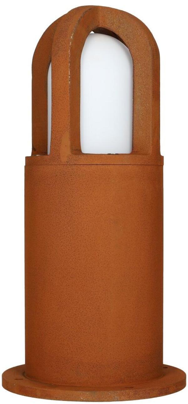 SLV RUSTY CONE 40 Outdoor Standleuchte, TC-DSE, IP54, rund, stahl gerostet, Ø/H 15/40 cm (229431)