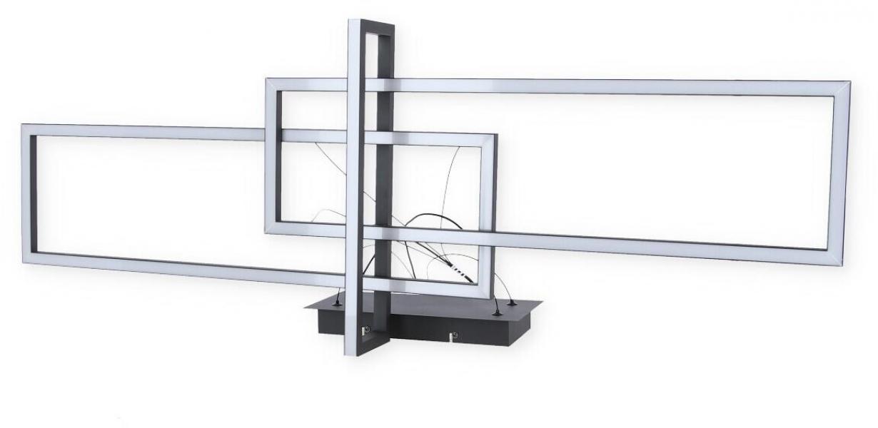 ARDEBO.de Trio Pendelleuchte SALINAS incl. 1x SMD LED, 34W · 1x 4200lm, 3000K, schwarz matt (320310332)