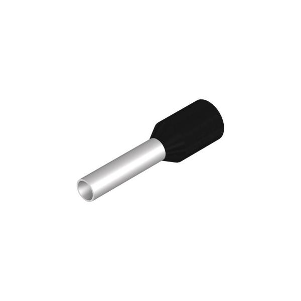 ARDEBO.de Weidmüller H1,5/14D SW BD Aderendhülse, 1,5 mm², 8 mm, schwarz, 500 Stück (9004350000)