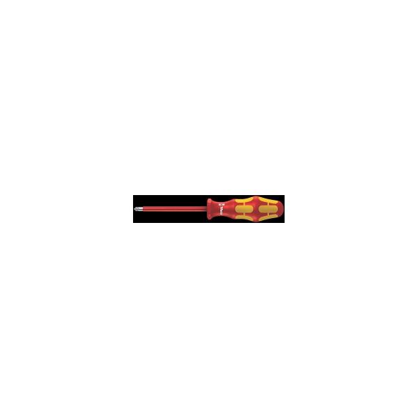 ARDEBO.de Wera 05006191001 165 i PZ/S VDE-isolierter Schraubendreher für PlusMinus-Schrauben (Pozidriv/Schlitz), # 2 x 100 mm