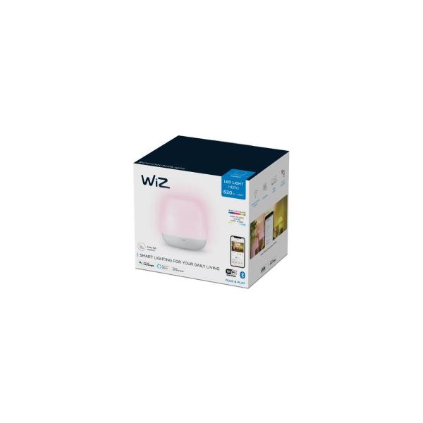 Wiz Hero LED Tischleuchte, 9W, 620lm, 2200-6500K, IP20, weiß (929002626701)