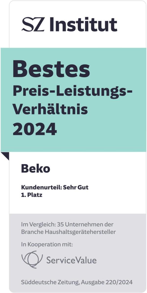 Beko BCSA240K4SN Einbau Kühl-Gefrierkombination, Nischenhöhe 145 cm, 214 L, Schlepptürtechnik, LED Illumination, weiß