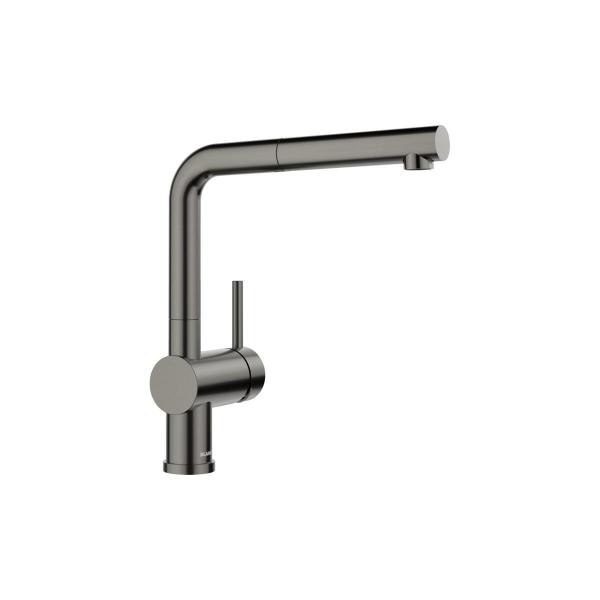 ARDEBO.de Blanco Linus-S Einhebelmischer, Hochdruck, PVD satin dark steel (527733)