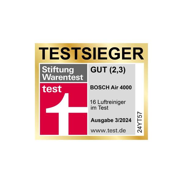 Bosch Air 4000 Luftreiniger, weiß (7733701943)
