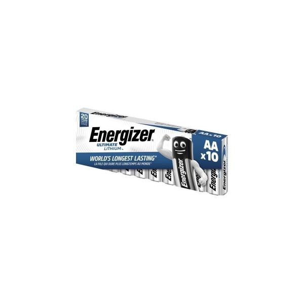 ARDEBO.de Energizer Ultimate Lithium Mignon AA Batterie, 10 Stück (E301535500)