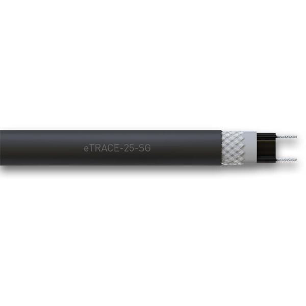 ARDEBO.de Etherma eTRACE-25-SG Selbstregulierendes Heizband mit Schutzgeflecht, 25W/m (40908)