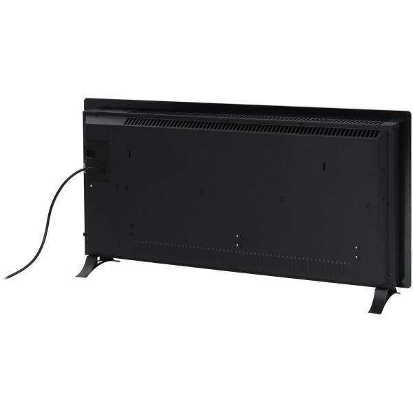 Eurom Alutherm Konvektorheizung Verre 2000, Schwarz (360998)