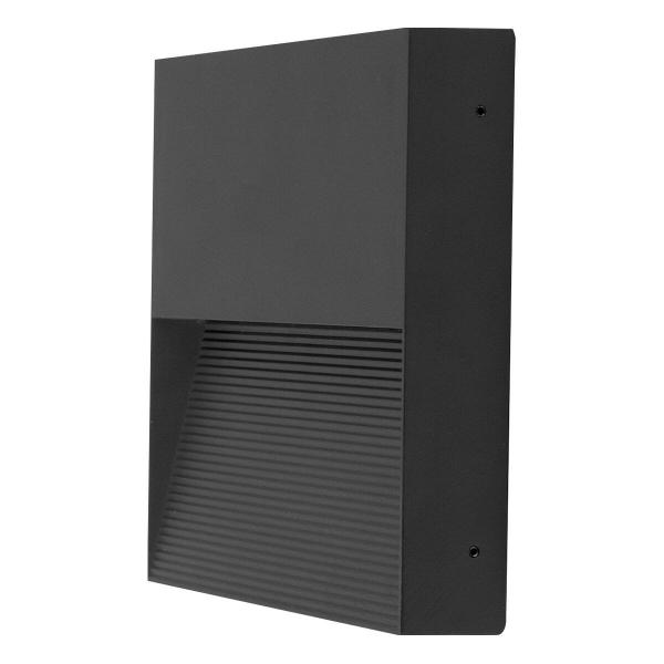 ARDEBO.de EVN Wandanbauleuchte, LED, downlight, 3000K, 8W, IP65, eckig, anthrazit (WAQ65081602)