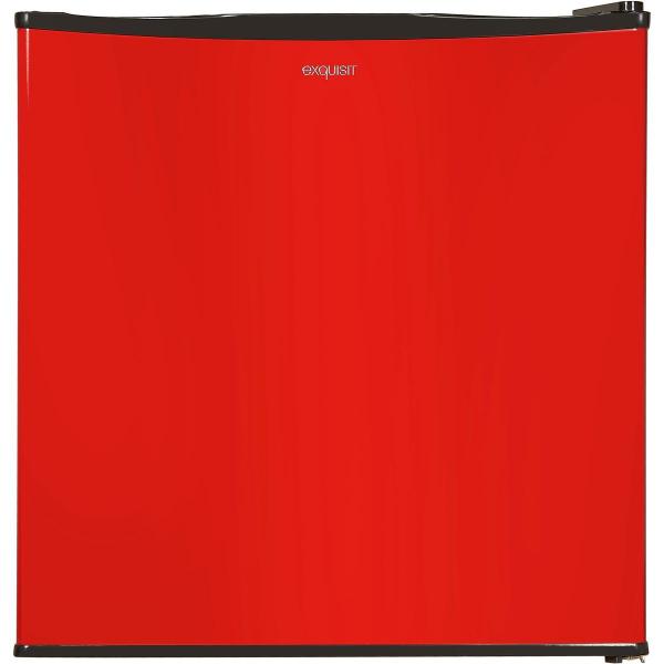 ARDEBO.de Exquisit GB40-150E Stand Mini Gefrierschrank, 47 cm breit, 31L, Temperatureinstellung, rot