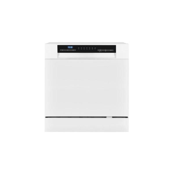 ARDEBO.de Exquisit GSP508-030D Tischgeschirrspüler, 55cm breit, 8 Maßgedecke, 7 Programme, weiß