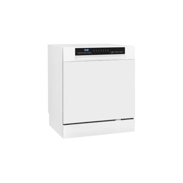 Exquisit GSP508-030D Tischgeschirrspüler, 55cm breit, 8 Maßgedecke, 7 Programme, weiß