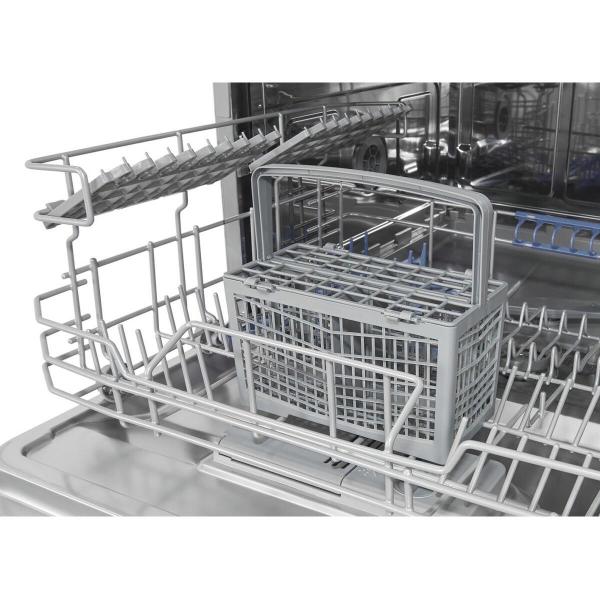 Exquisit GSP206-030D Tischgeschirrspüler, 55 cm breit, 6 Maßgedecke, 7 Programme, Startzeitvorwahl, Besteckkorb, weiß