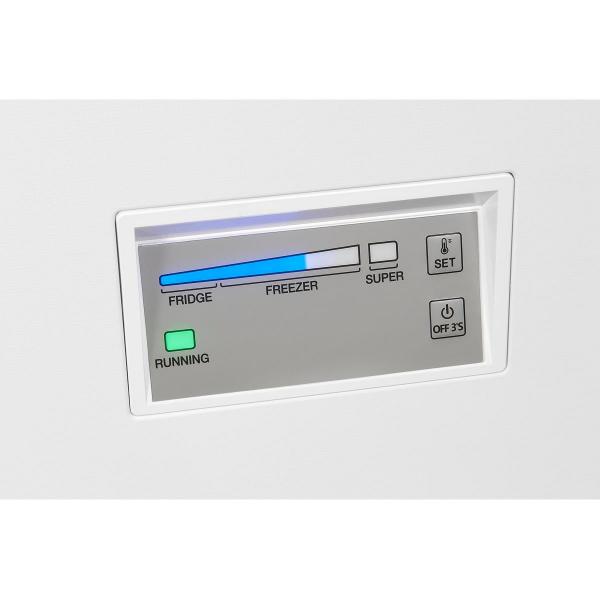 Exquisit GT200-HE-040C Stand Gefriertruhe, 103 cm breit, 198 L, LED Beleuchtung, 2 Körbe, Schnellgefrierfunktion, weiß