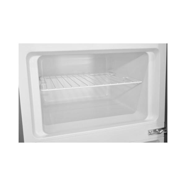 Exquisit KGC270-45-040D Kühl-Gefrierkombination, 54,5 cm breit, Kontrollaufkleber, Thermostat, inoxlook