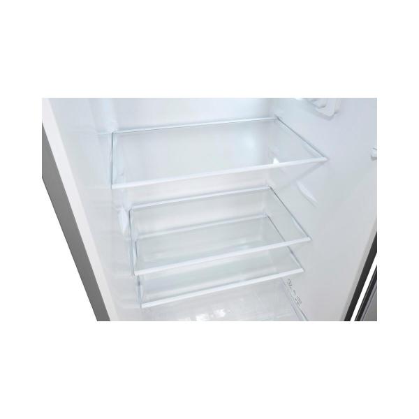 Exquisit KGC270-45-040D Kühl-Gefrierkombination, 54,5 cm breit, Kontrollaufkleber, Thermostat, inoxlook