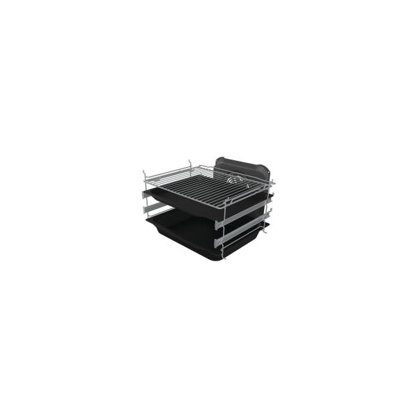 Gorenje GEIT5C60BPG Stand Elektroherd mit Induktionskochfeld, 50 cm breit, 70 L, Pizza-Funktion, FrozenBake, AirFry, Kindersicherung, TouchControl, schwarz
