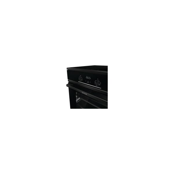 Gorenje GEIT5C60BPG Stand Elektroherd mit Induktionskochfeld, 50 cm breit, 70 L, Pizza-Funktion, FrozenBake, AirFry, Kindersicherung, TouchControl, schwarz