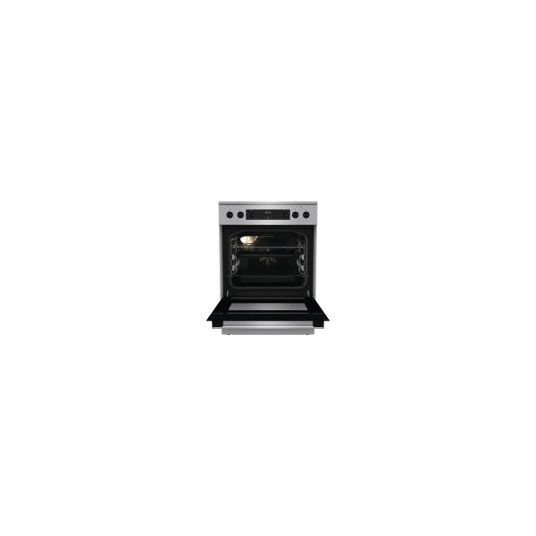 Gorenje GECS6C70XPA Stand-Elektroherd, 60cm breit, 71 L, Timer, Versenkknebel, MultiAir, Dynamisches Kühlgebläse, Edelstahl