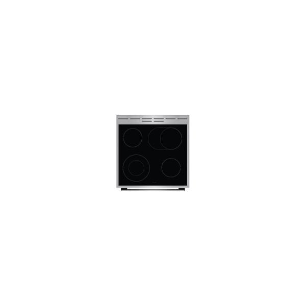 Gorenje GECS6C70XPA Stand-Elektroherd, 60cm breit, 71 L, Timer, Versenkknebel, MultiAir, Dynamisches Kühlgebläse, Edelstahl