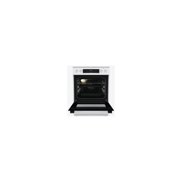 Gorenje GECS6C70WPA Elektro-Standherd mit Glaskeramikkochfeld, 60cm breit, 71L, Grill, Pizzafunktion, FrozenBake, MultiAir, weiß