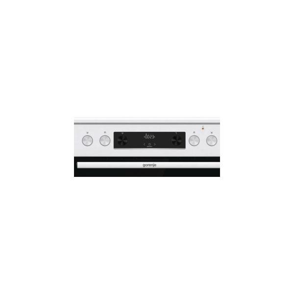 Gorenje GECS6C70WPA Elektro-Standherd mit Glaskeramikkochfeld, 60cm breit, 71L, Grill, Pizzafunktion, FrozenBake, MultiAir, weiß