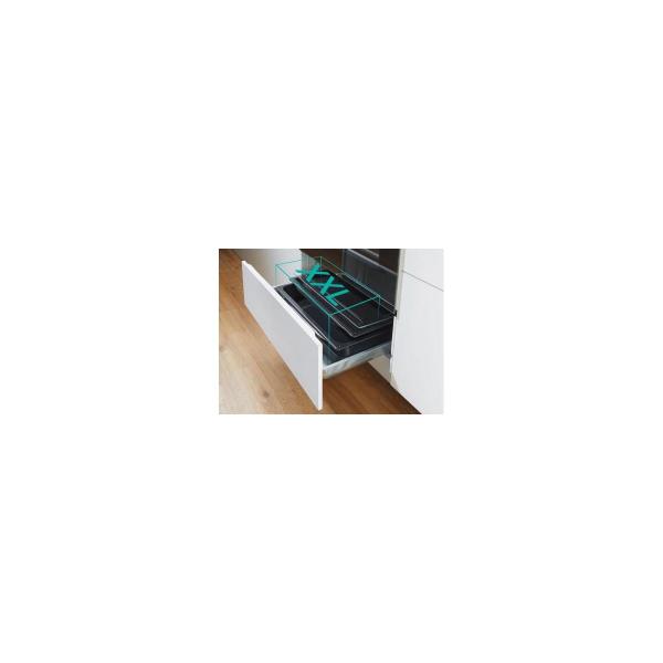 Gorenje GECS5C70WA Elektro-Standherd, 50cm breit, 70L, Glaskeramik, Pizza-Funktion, ExtraSteam, weiß