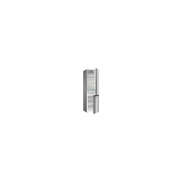 Gorenje NRC620BSXL4 Stand Kühl-Gefrierkombination, 60 cm breit, 361 L, NoFrost Plus, Convert ZeroZone, CrispZone, grau metallic strukturiert