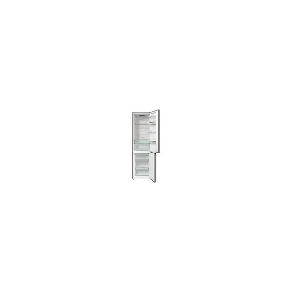Gorenje NRC620BSXL4 Stand Kühl-Gefrierkombination, 60 cm breit, 361 L, NoFrost Plus, Convert ZeroZone, CrispZone, grau metallic strukturiert