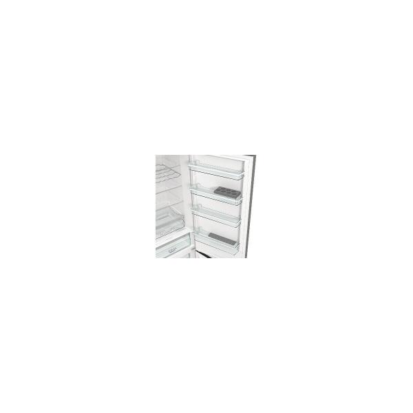 Gorenje NRC620BSXL4 Stand Kühl-Gefrierkombination, 60 cm breit, 361 L, NoFrost Plus, Convert ZeroZone, CrispZone, grau metallic strukturiert