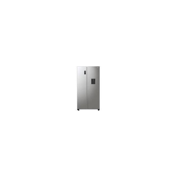 ARDEBO.de Gorenje NRR9185DAXLWD Stand Side-by-Side Kombination, 91,5 cm breit, 547 L, NoFrost Plus, FastFreeze, TwistIce, grau metallic strukturiert