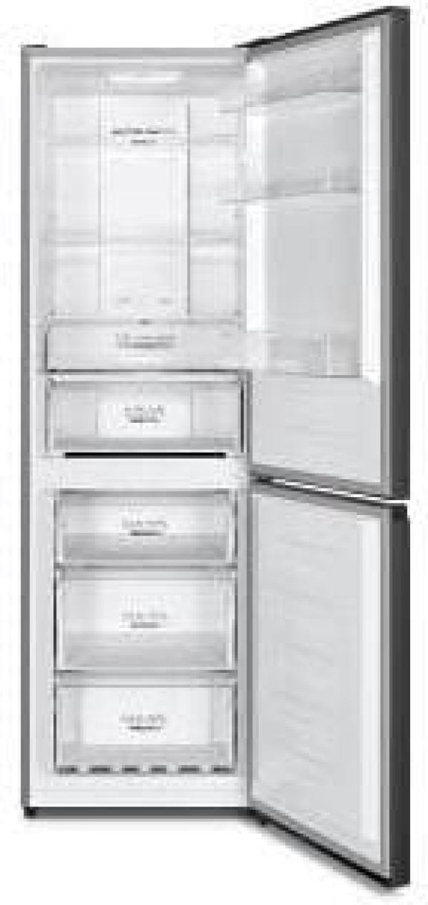 Gorenje NRK619CABXL4 Stand Kühl-Gefrierkombination, 59,5 cm breit, 304 L, NoFrost Plus, FastFreeze, MultiFlow Kühlung, schwarz