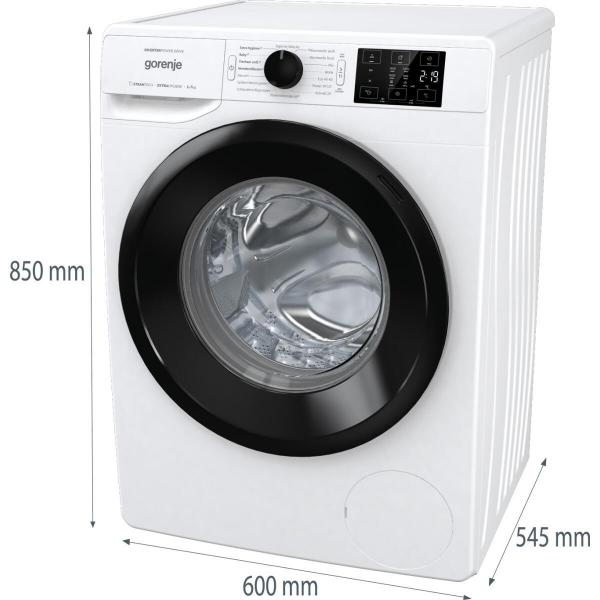 Gorenje WNEI74APS 7kg Frontlader Waschmaschine, 60cm breit, 1400U/Min, StableTech, 16 Programme, 3-teilige Waschmittelschublade, Kindersicherung, weiß