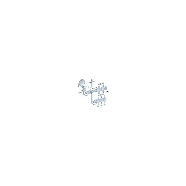 Kathrein UAS 684 LNB Universal-Quattro-Speisesystem, grau