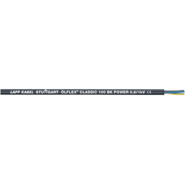 ARDEBO.de Lapp ÖLFLEX CLASSIC 100 BK 0,6/1 KV 3G2,5 Anschluss- und Steuerleitung, 2,5 mm², schwarz, 100m (1120469/100)