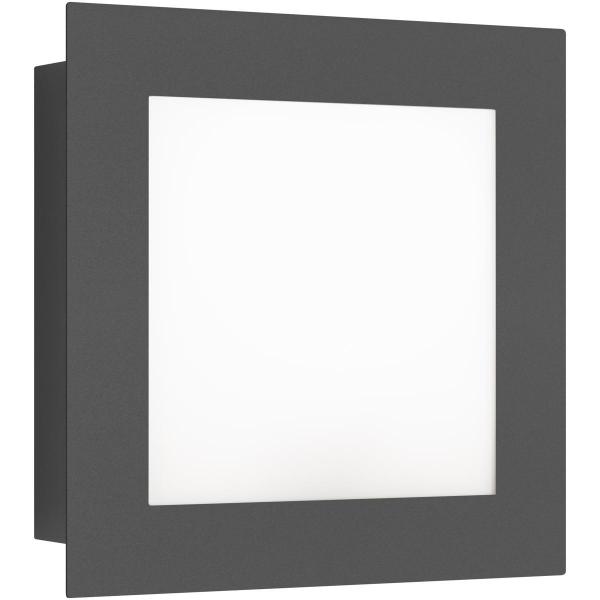 LCD Wandleuchte Typ 3007LED, 12W, 1000lm, 3000K, graphit