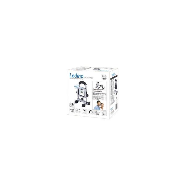 Ledino LED-Akkustrahler 10W Charlottenburg 10A2, silber (11140106006211)