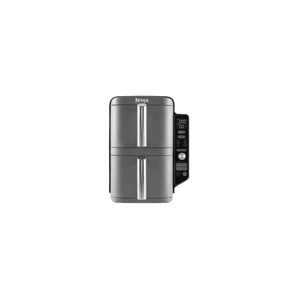 Ninja SL400 Heißluftfriteuse Douvle Stack XL, 2470 W, 2 Ebenen, 6 Garfunktionen, 9,5 L (2 x 4,75 pro Fach)