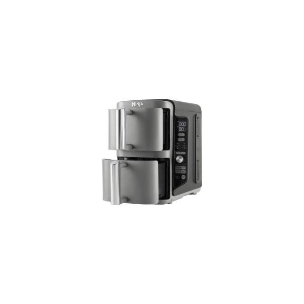 Ninja SL400 Heißluftfriteuse Douvle Stack XL, 2470 W, 2 Ebenen, 6 Garfunktionen, 9,5 L (2 x 4,75 pro Fach)