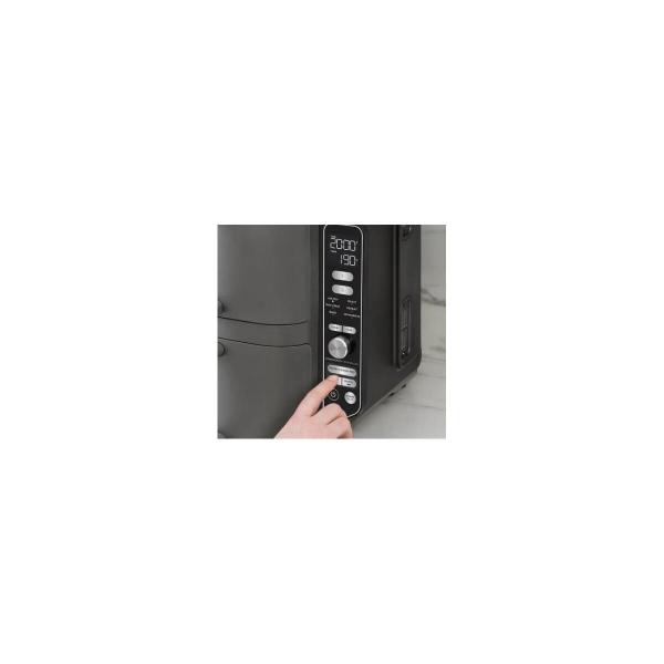 Ninja SL400 Heißluftfriteuse Douvle Stack XL, 2470 W, 2 Ebenen, 6 Garfunktionen, 9,5 L (2 x 4,75 pro Fach)