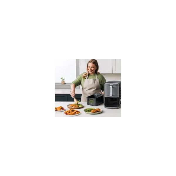 Ninja SL400 Heißluftfriteuse Douvle Stack XL, 2470 W, 2 Ebenen, 6 Garfunktionen, 9,5 L (2 x 4,75 pro Fach)