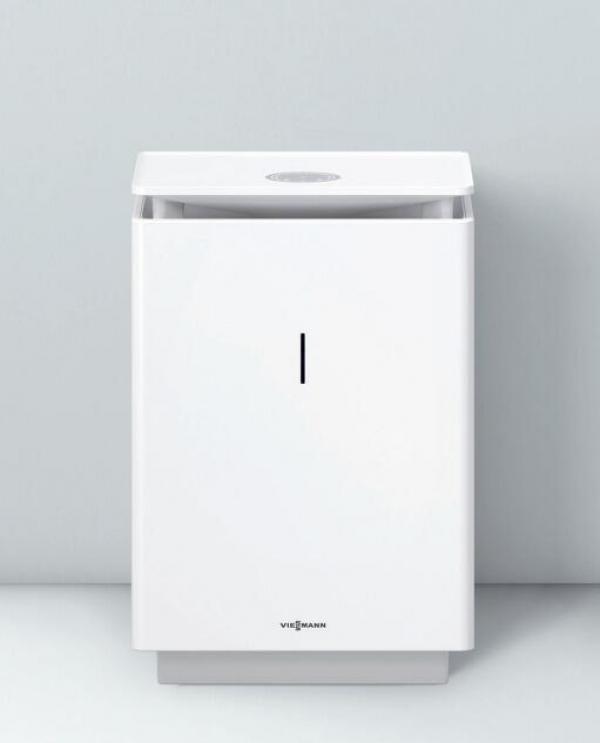 Viessmann Vitopure 250 Mobiler Luftreiniger für 35 m² Wohnräume, Leinen-weiß (ZK08007)