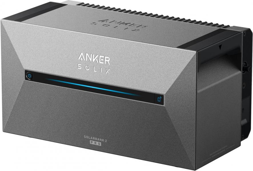 ARDEBO.de Anker Solix Solarbank 2 E1600 Pro Batteriespeicher inkl. integriertem Mikrowechselrichter, 1600 Wh, 4 MPPT, 2400W (A17C13Z1)