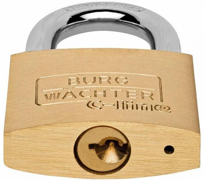 Burg Wächter Duo 222 40 SB Vorhängeschloss-Set, Messing (16501)