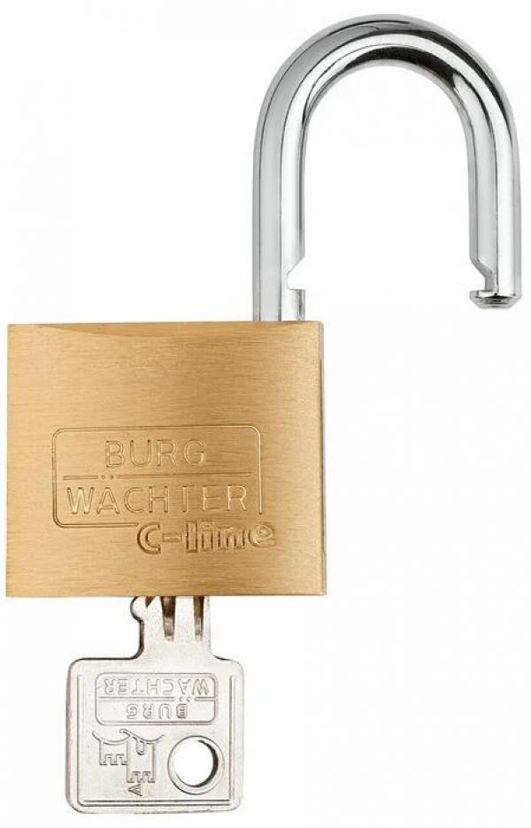 Burg Wächter Duo 222 40 SB Vorhängeschloss-Set, Messing (16501)