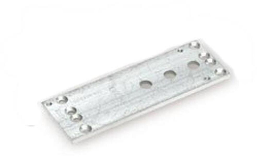 ARDEBO.de Burg Wächter TZB 4035 W, Türschließer-Zubehör, Montageplatte, Stahl, weiß (15970)